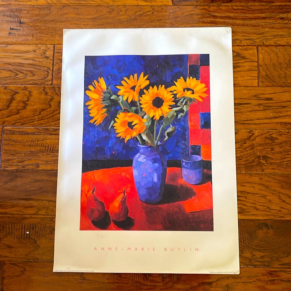 Laminated Print - perfect for the patio!